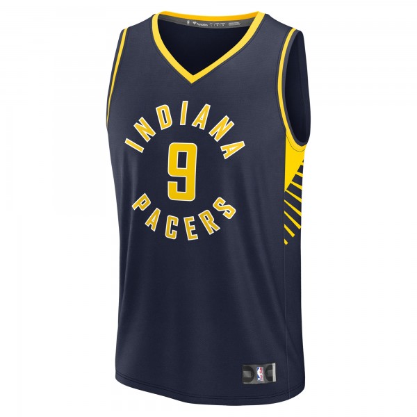 Джерси Indiana Pacers T.J. McConnell Fanatics Navy Fast Break Replica Player - Icon Edition
