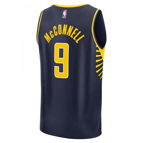 Джерси Indiana Pacers T.J. McConnell Fanatics Navy Fast Break Replica Player - Icon Edition