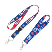 Detroit Pistons WinCraft 2-Pack Lanyard with Detachable Buckle & Key Strap Set