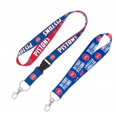 Detroit Pistons WinCraft 2-Pack Lanyard with Detachable Buckle & Key Strap Set