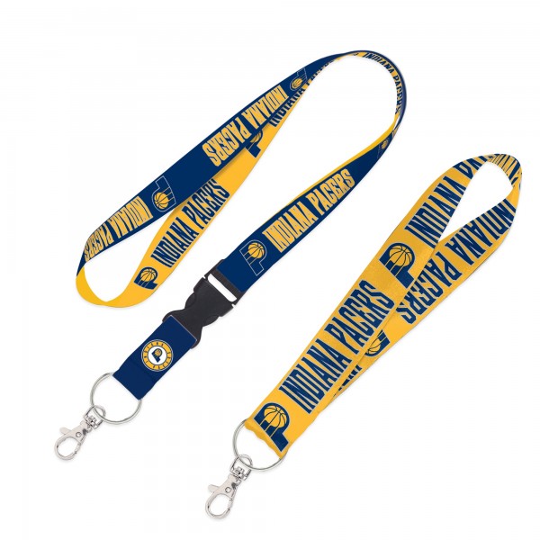 Indiana Pacers WinCraft 2-Pack Lanyard with Detachable Buckle & Key Strap Set