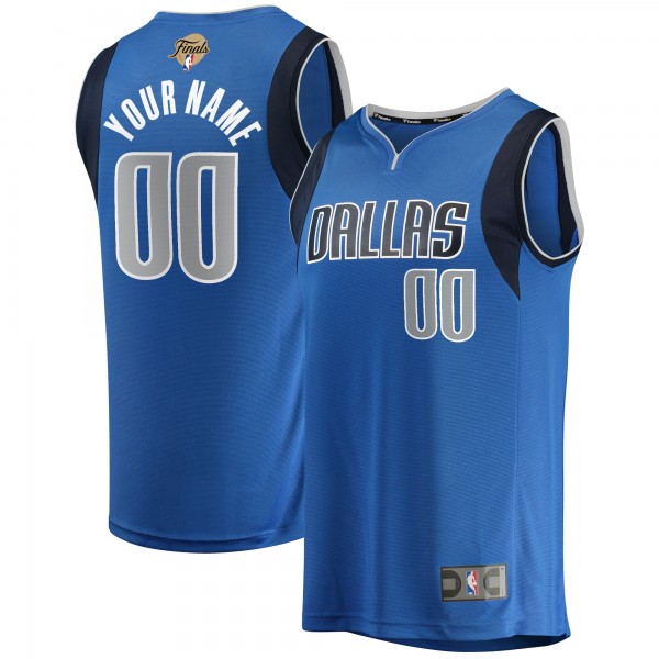 Именная игровая форма Dallas Mavericks 2024 NBA Finals Fast Break - Blue - Icon Edition