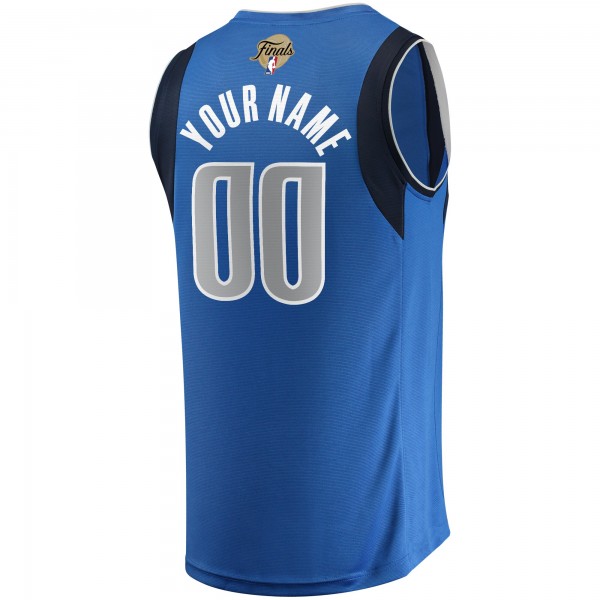 Именная игровая форма Dallas Mavericks 2024 NBA Finals Fast Break - Blue - Icon Edition