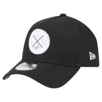 Бейсболка Los Angeles Dodgers New Era Black 9FORTY A-Frame