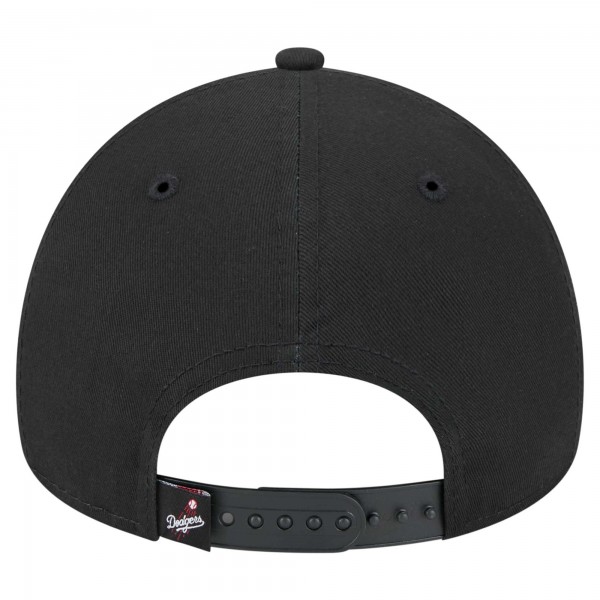 Бейсболка Los Angeles Dodgers New Era Black 9FORTY A-Frame