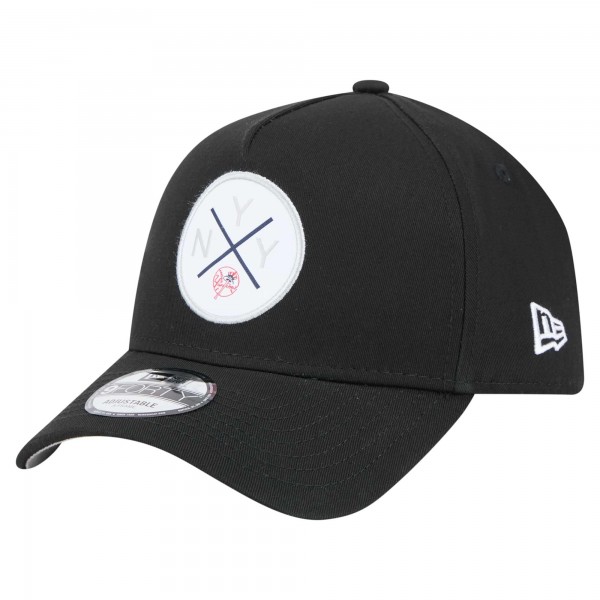 Бейсболка New York Yankees New Era Black 9FORTY A-Frame