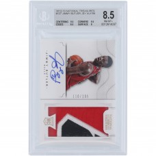 Jimmy Butler Chicago Bulls Autographed 2012-13 Panini National Treasures 3 Color RPA #127 #110/199 BGS Authenticated 8.5/10 Rookie Card - 9.5,9.5,8.5,8 Subgrades