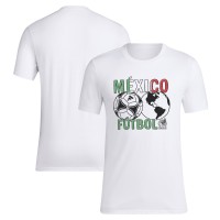 Mexico National Team adidas Around The World T-Shirt - White