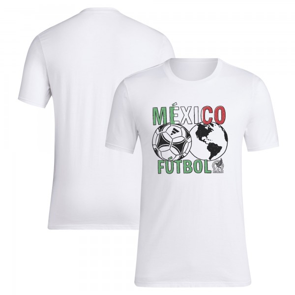 Mexico National Team adidas Around The World T-Shirt - White