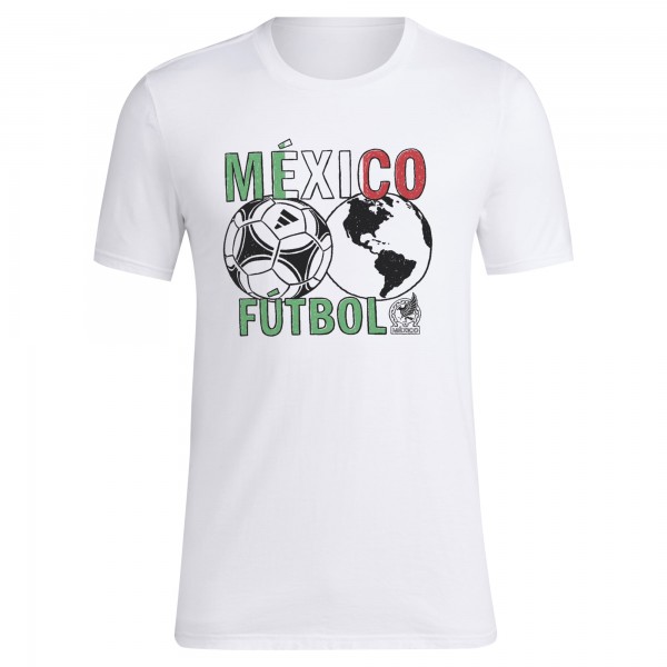 Mexico National Team adidas Around The World T-Shirt - White
