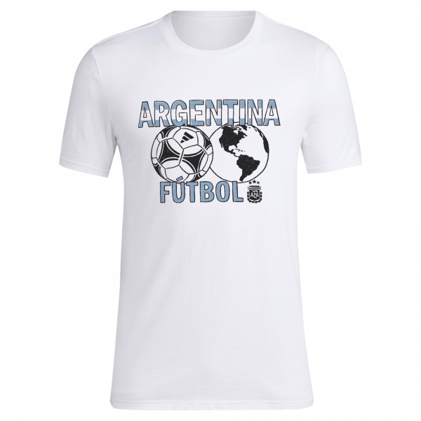 Argentina National Team adidas Around The World T-Shirt - White