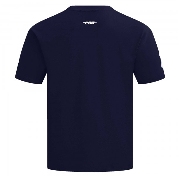 New York Yankees Pro Standard Navy Turn It Up Dropped Shoulder T-Shirt