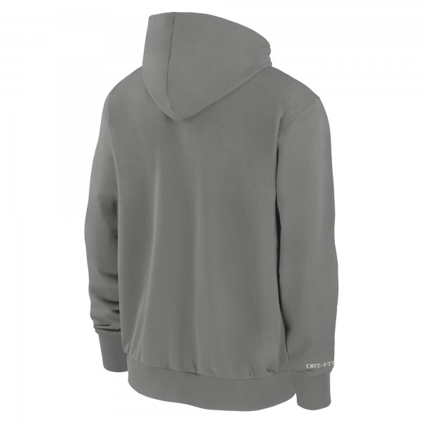 Толстовка на молнии New York Yankees Nike Charcoal Authentic Collection Travel Performance