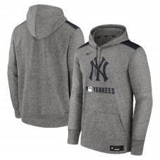 Толстовка New York Yankees Nike Heather Charcoal Authentic Collection Performance