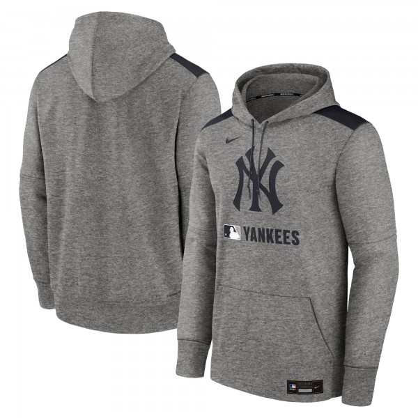 Толстовка New York Yankees Nike Heather Charcoal Authentic Collection Performance