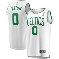 Джерси Boston Celtics Jayson Tatum Fanatics White 2024 NBA Finals Champions Fast Break Replica Player - Association Edition