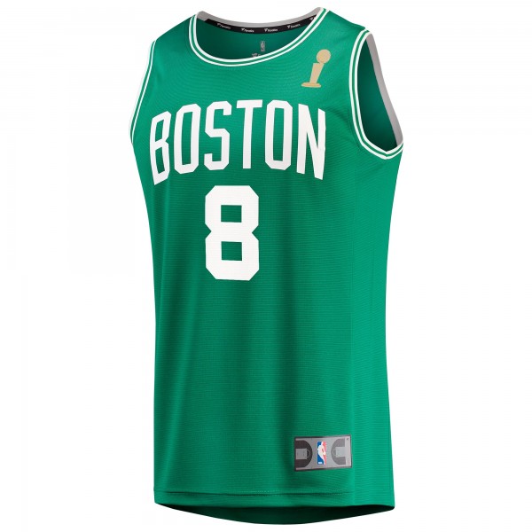 Игровая джерси Kristaps Porzingis Boston Celtics 2024 NBA Finals Champions Fast Break Replica Player - Kelly Green - Icon Edition