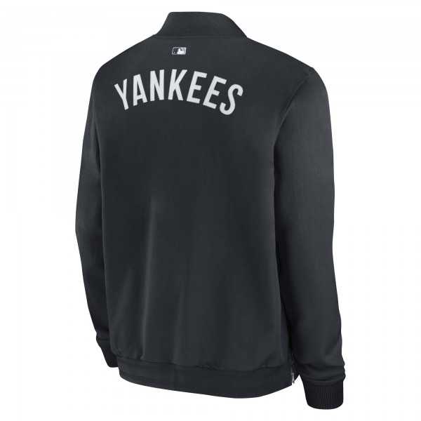 New York Yankees Nike Navy Authentic Collection Dugout Relaxed Full-Zip Bomber Jacket