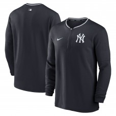 New York Yankees Nike Navy Authentic Collection Performance Half-Zip Top