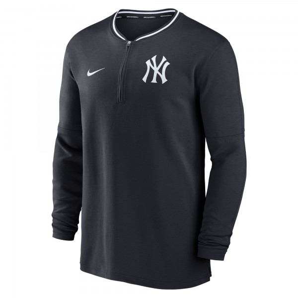 New York Yankees Nike Navy Authentic Collection Performance Half-Zip Top