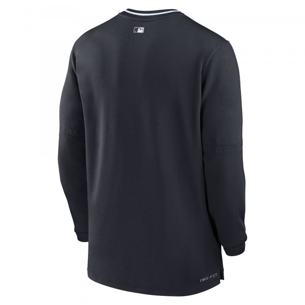 New York Yankees Nike Navy Authentic Collection Performance Half-Zip Top