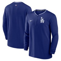 Los Angeles Dodgers Nike Royal Authentic Collection Performance Half-Zip Top