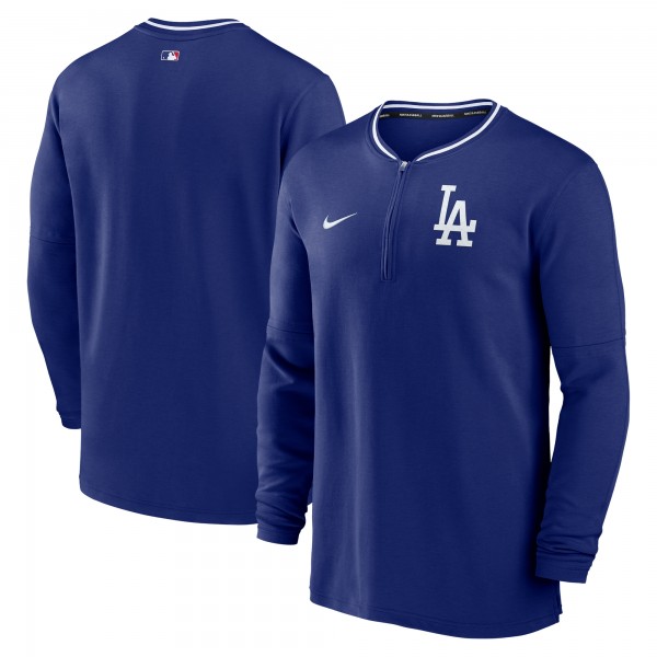 Los Angeles Dodgers Nike Royal Authentic Collection Performance Half-Zip Top