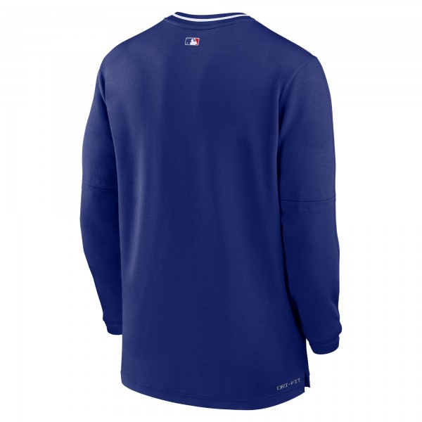Los Angeles Dodgers Nike Royal Authentic Collection Performance Half-Zip Top