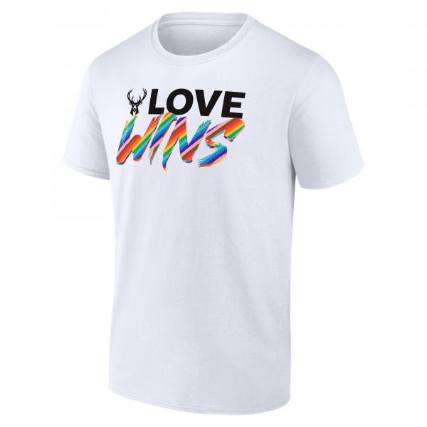 Футболка Milwaukee Bucks Love Wins - White