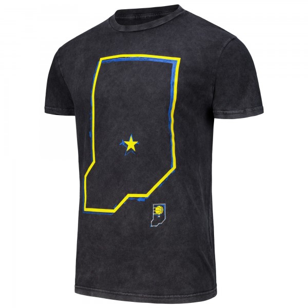 Unisex Indiana Pacers Stadium Essentials Black Vintage T-Shirt