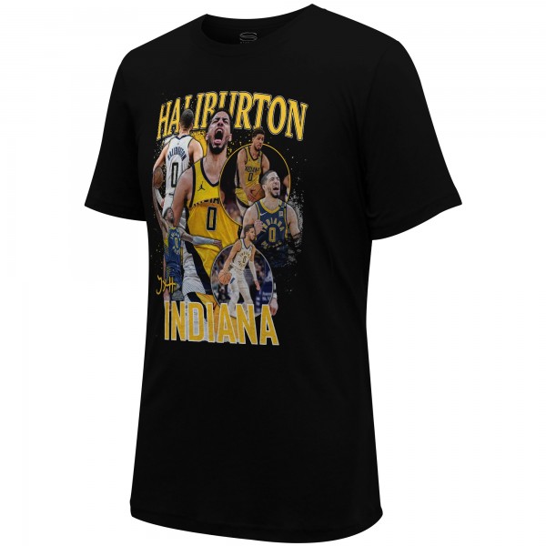 Футболка Tyrese Haliburton Indiana Pacers Stadium Essentials Unisex Crossroads - Black