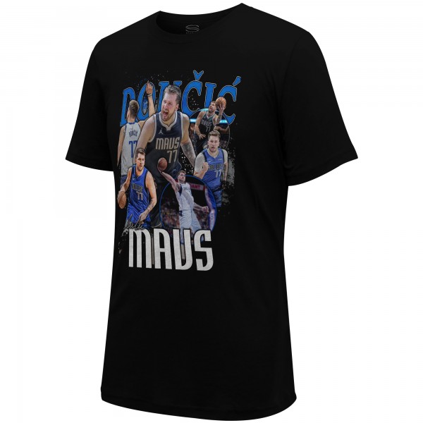 Футболка Luka Dončić Dallas Mavericks Stadium Essentials Unisex Crossroads - Black