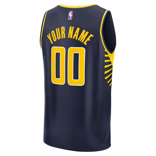 Indiana Pacers Fanatics Navy Fast Break Custom Jersey - Icon Edition