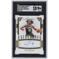 Jrue Holiday Milwaukee Bucks Autographed 2022-23 Panini Flawless Excellence Gold #ES-JHD #5/10 SGC Authenticated 9/10 Card