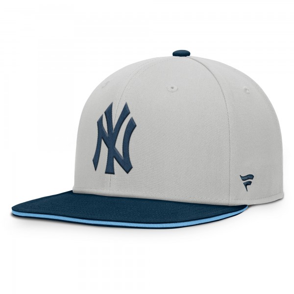 New York Yankees Fanatics Gray Knuckleball Snapback Hat
