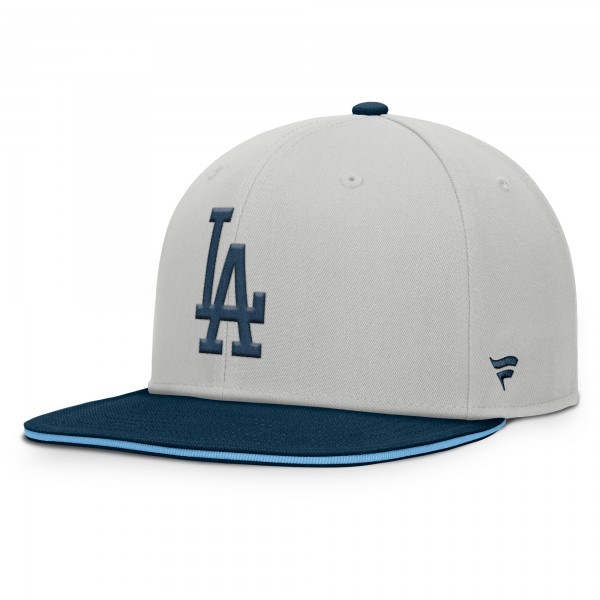 Los Angeles Dodgers Fanatics Gray Knuckleball Snapback Hat
