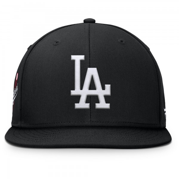 Los Angeles Dodgers Fanatics Black Walk-Off Bullpen Snapback Hat