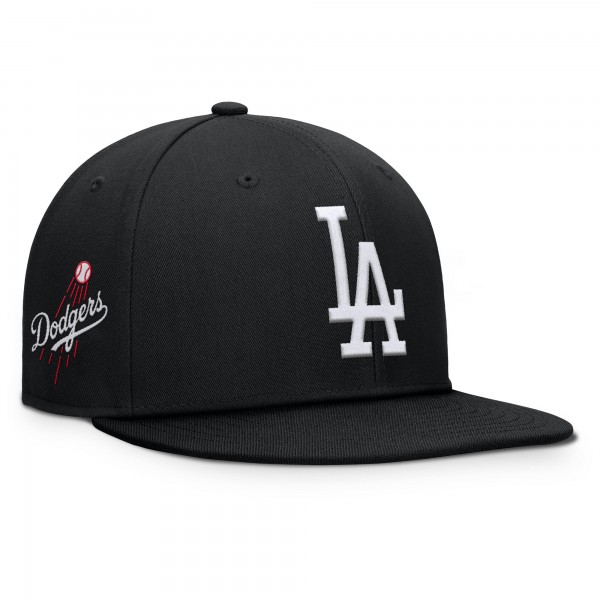 Los Angeles Dodgers Fanatics Black Walk-Off Bullpen Snapback Hat
