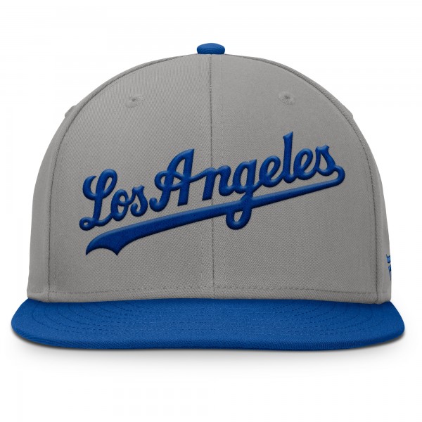 Бейсболка Los Angeles Dodgers Fanatics Gray/Royal Clubhouse Dugout