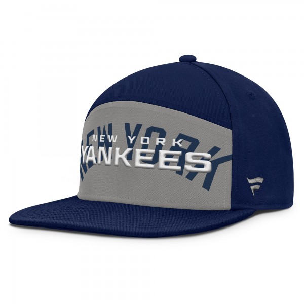 New York Yankees Fanatics Navy/Gray Clubhouse Splitter Snapback Hat