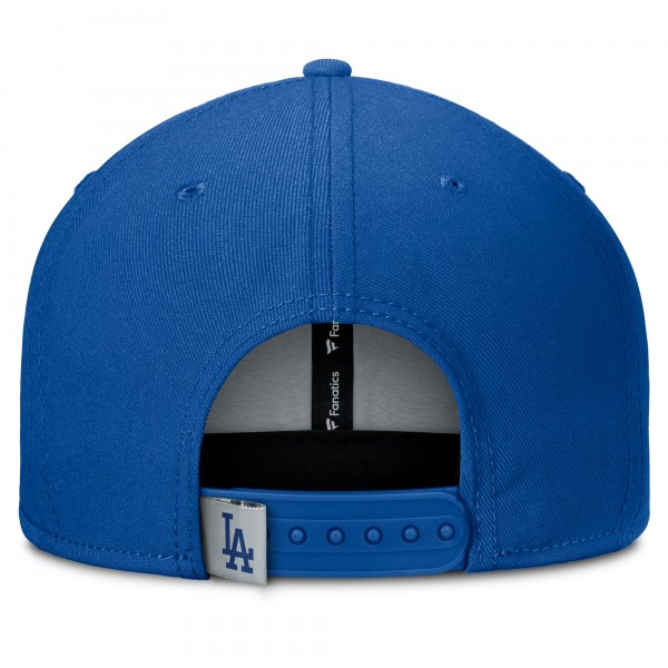 Los Angeles Dodgers Fanatics Royal/Gray Clubhouse Splitter Snapback Hat