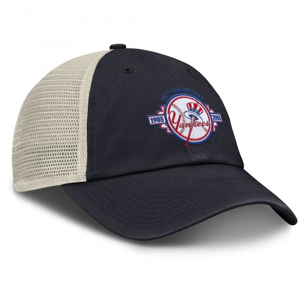 Бейсболка New York Yankees Nike Navy/Natural Cooperstown Collection Club Trucker