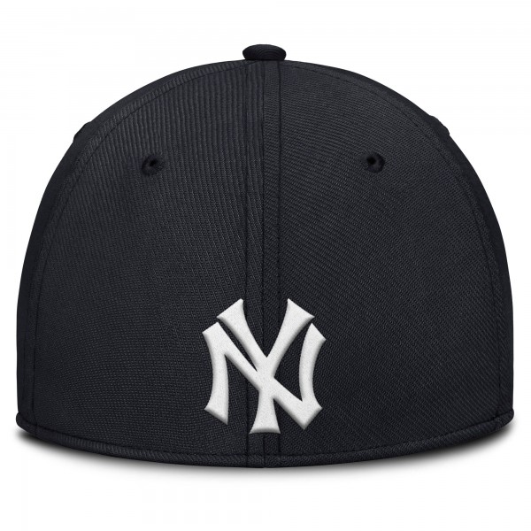 Бейсболка New York Yankees Nike Gray/Navy Rise Swoosh Performance