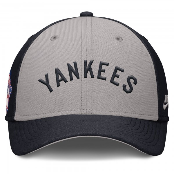 Бейсболка New York Yankees Nike Navy/Gray Rise Swoosh Performance