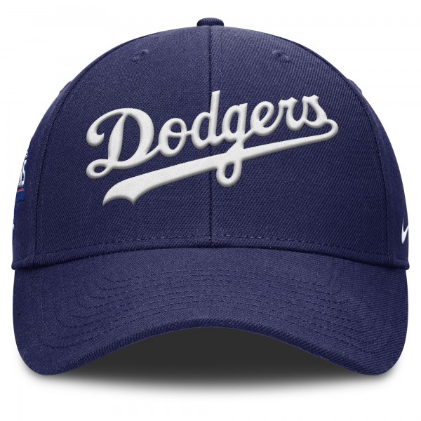 Бейсболка Los Angeles Dodgers Nike Navy Rise Gaberdine