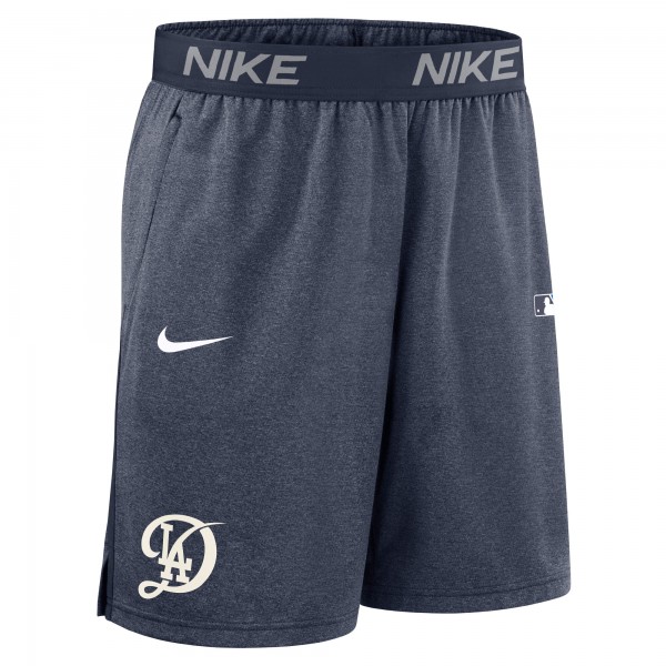 Los Angeles Dodgers Nike Navy Authentic Collection City Connect Performance Knit Shorts
