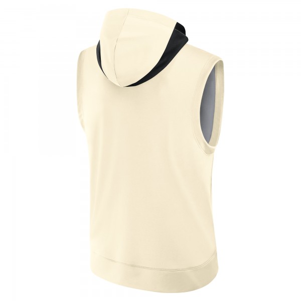 Los Angeles Dodgers Nike Cream 2025 City Connect Authentic Collection Dri-FIT Sleeveless Hoodie