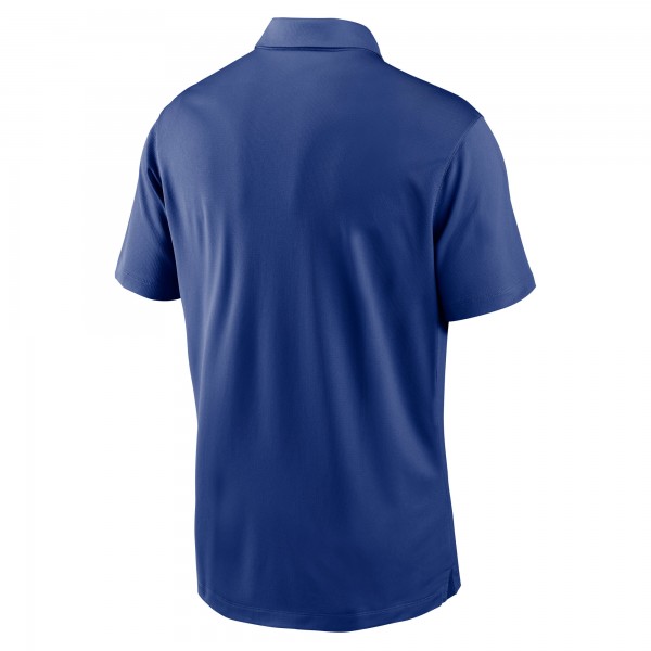Los Angeles Dodgers Nike White/Royal Vapor Striped Dri-FIT Polo