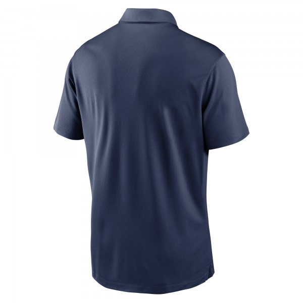 New York Yankees Nike White/Navy Vapor Striped Dri-FIT Polo
