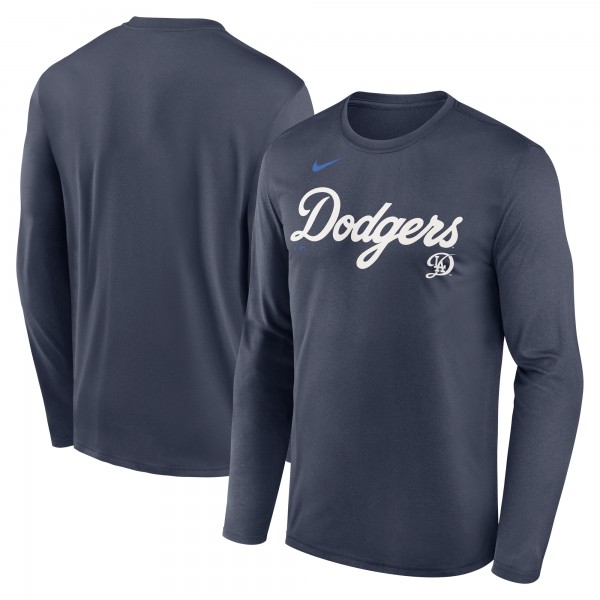 Los Angeles Dodgers Nike Blue City Connect Legend Dri-FIT Long Sleeve T-Shirt
